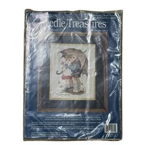 VTG Opened Kit Needle Treasures Stormy Weather Hummel 02641 Cross Stitch Kit